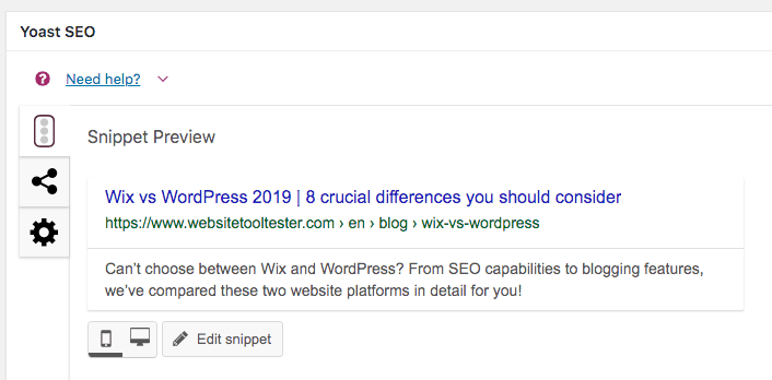 Yoast plugin