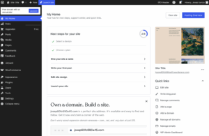 WordPress Dashboard