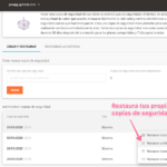 siteground restaurar copias de seguridad 1