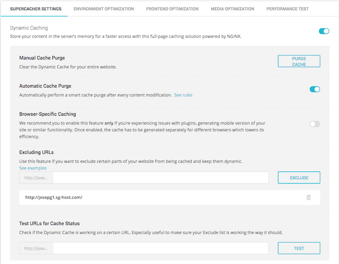 sg optimizer screenshot