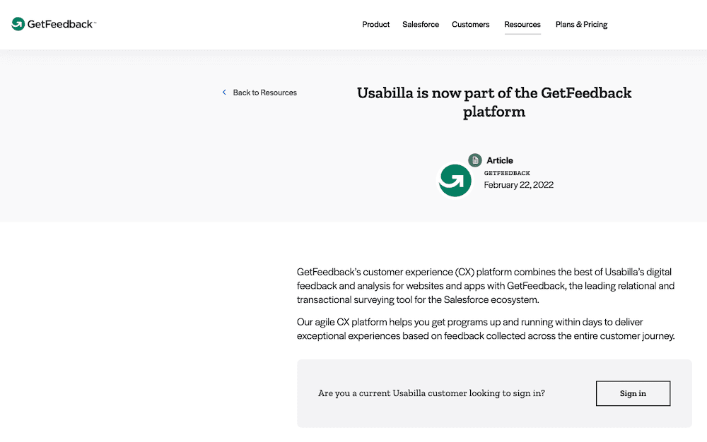 ux tool getfeedback