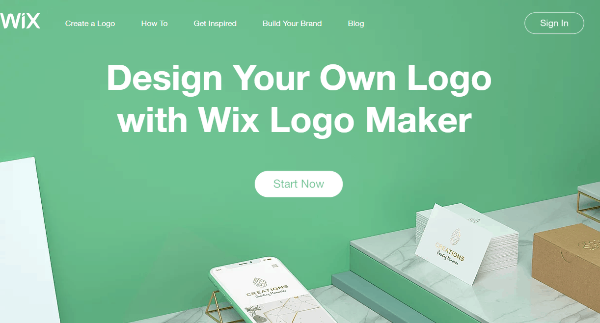 wix logo make lp