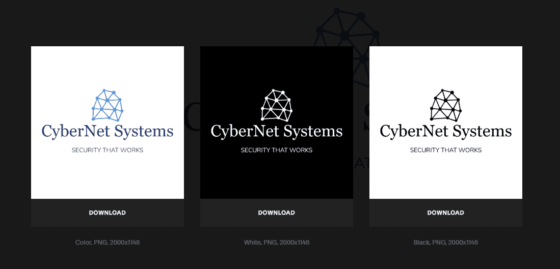 3 logo variations squarespace