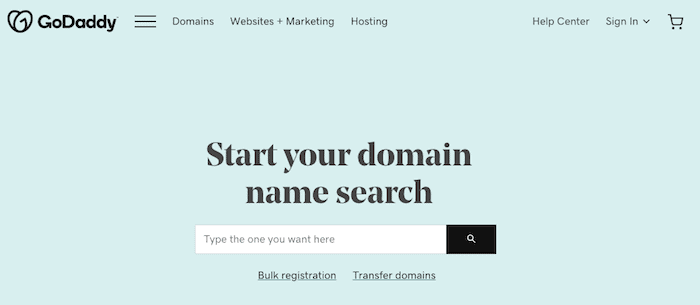 godaddy domain name