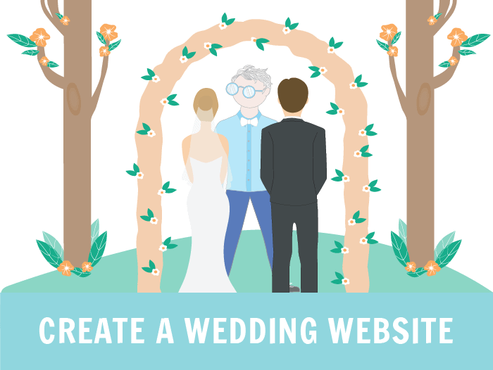 create a wedding website 