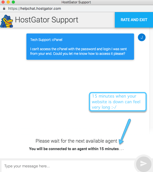 Hostgator slow support