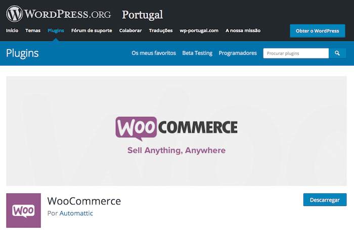 woocommerce loja virtual para wordpress