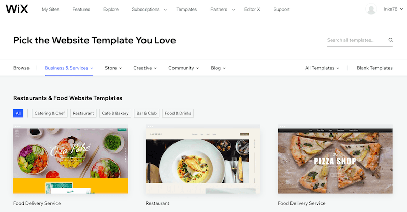 Wix tutorial templates