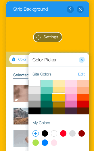wix tutorial 30 color picker