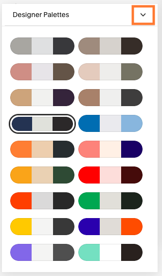 squarespace color palettes