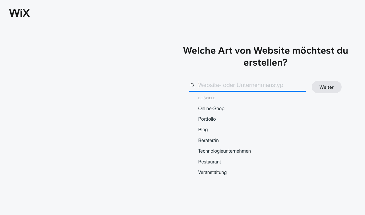 wix website erstellen