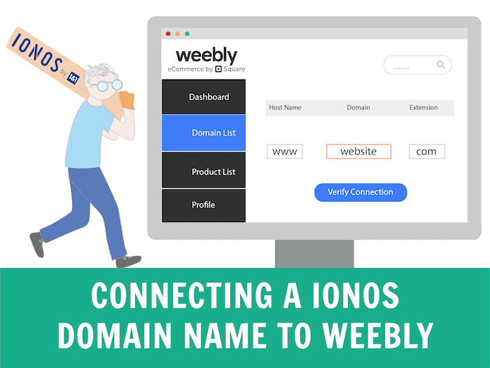 connecting ionos domain to weebly