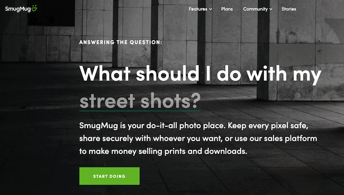 creer un site photo avec smugmug