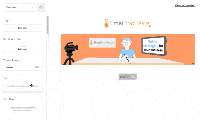creer une newsletter