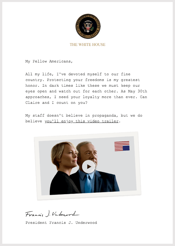 exemple de newsletter netflix