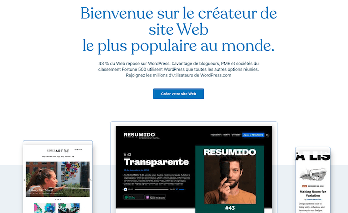 Créer un blog gratuit WordPress