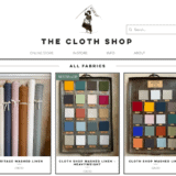wix website examples - cloth shop