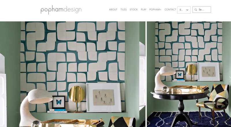 wix website examples - popham design