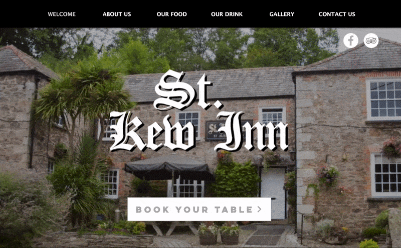 wix website examples - st kews inn