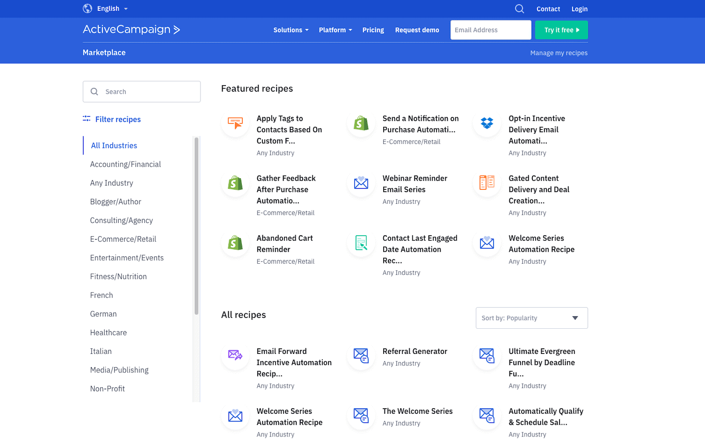 activecampaign automation templates