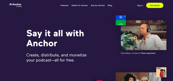 Anchor Podcast Hosting Platform