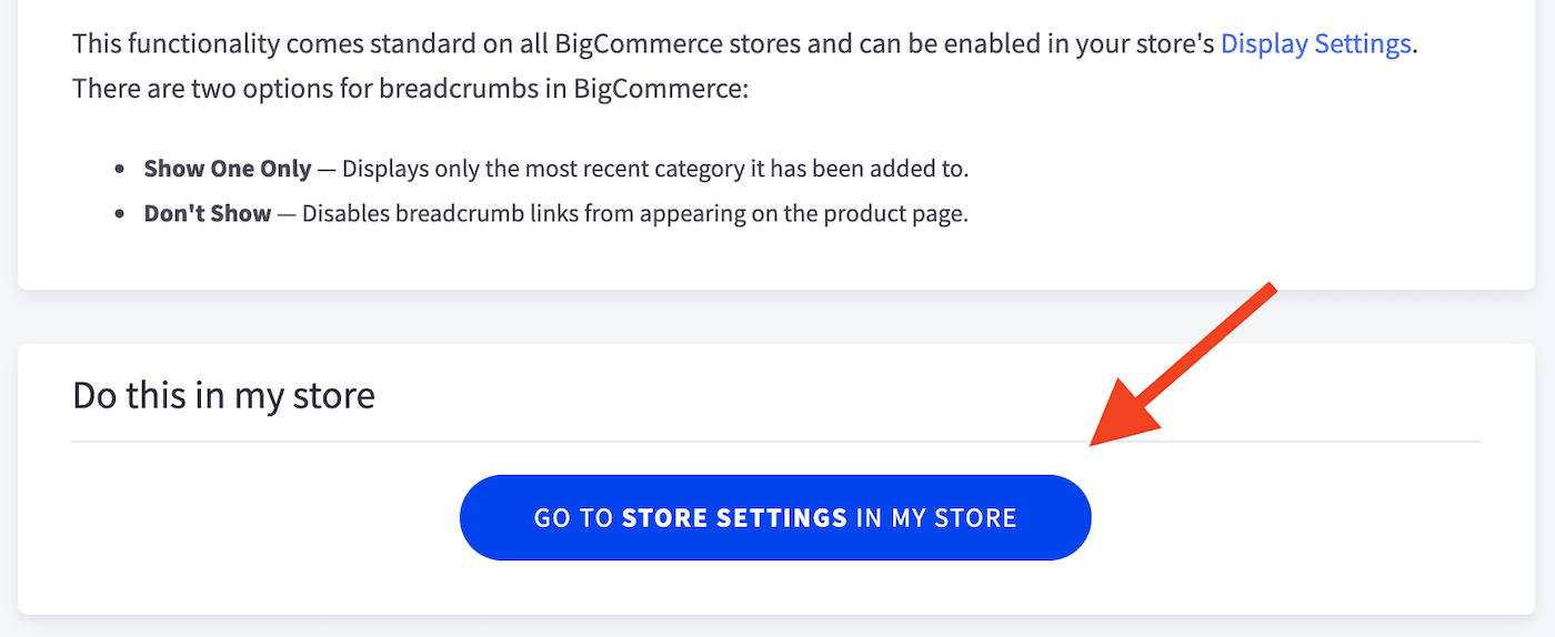 BigCommerce Support Articles
