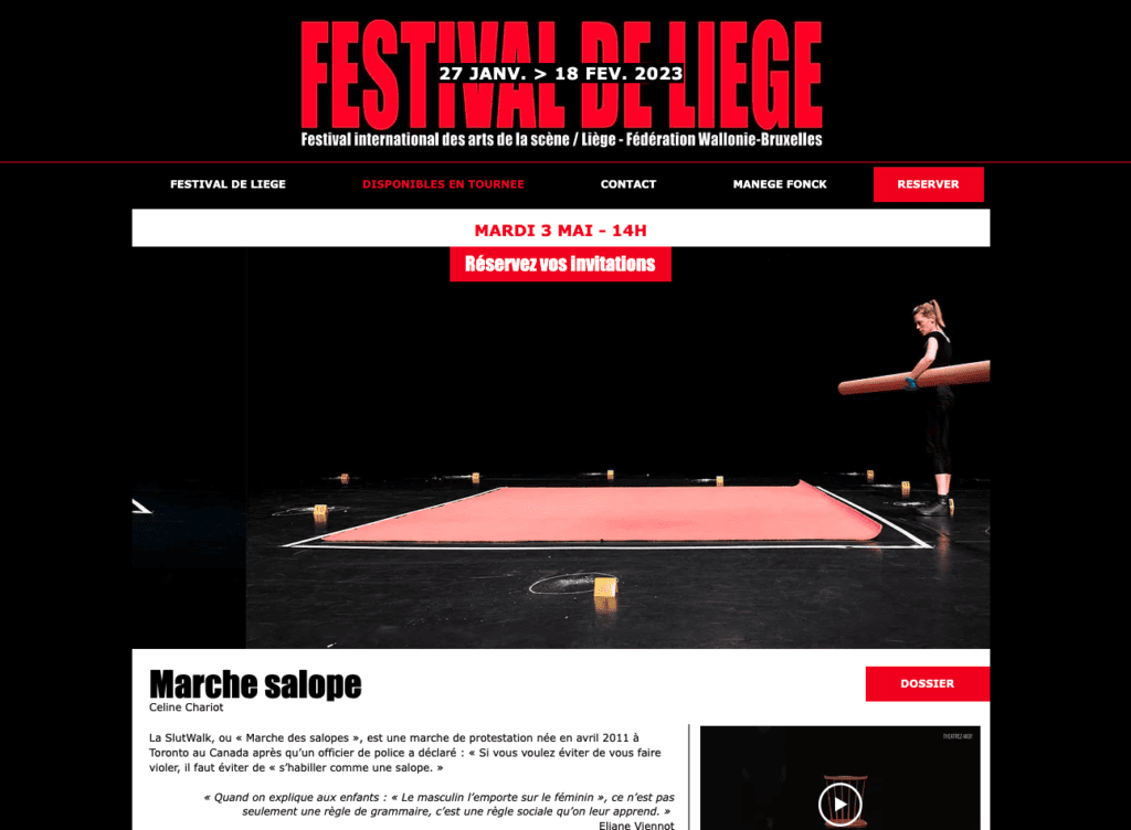 exemple site wix festival