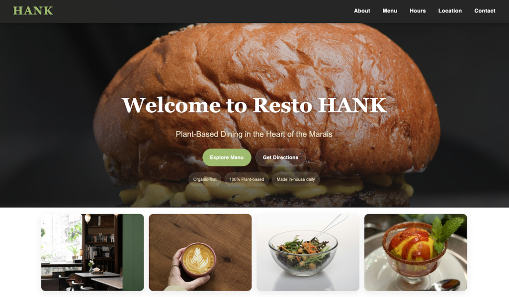 hank restaurant photo