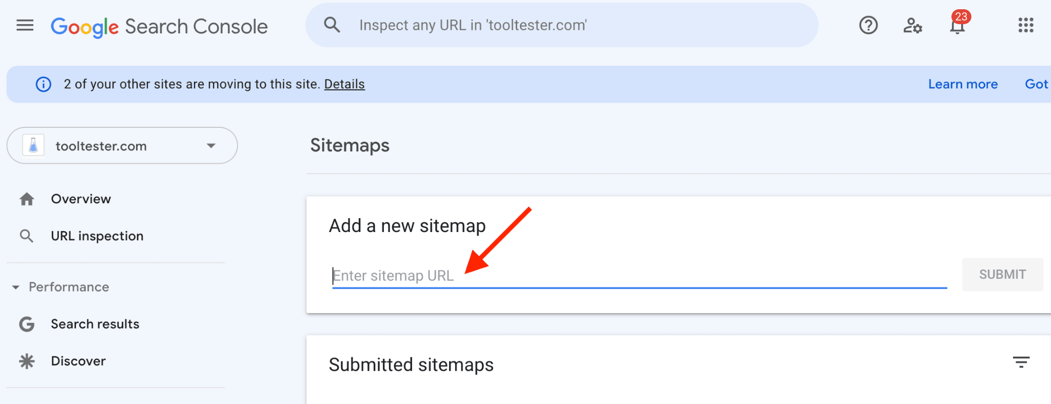 Submitting a Sitemap to Google