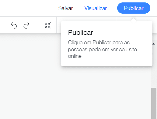 publicar site tutorial wix