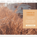 wix website beispiel spreewald camping