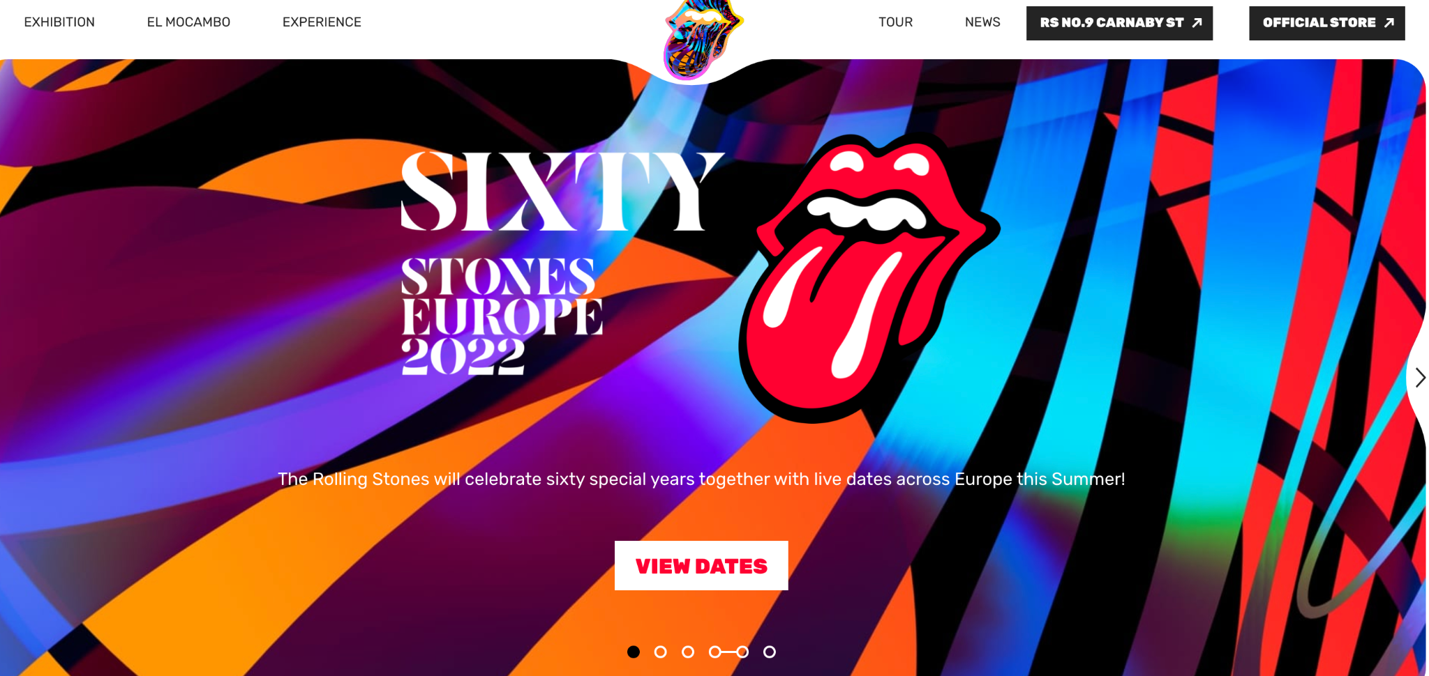 exemple de site wordpress rolling stones