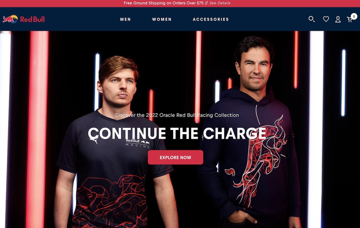Red Bull Shopify Plus Store