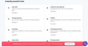 zyro ai tools