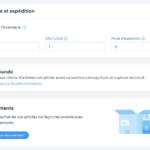 fiche produit wix inventaire