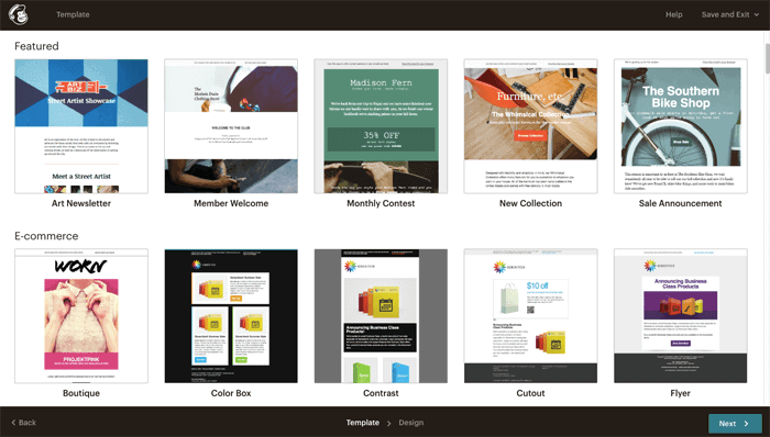 Mailchimp templates