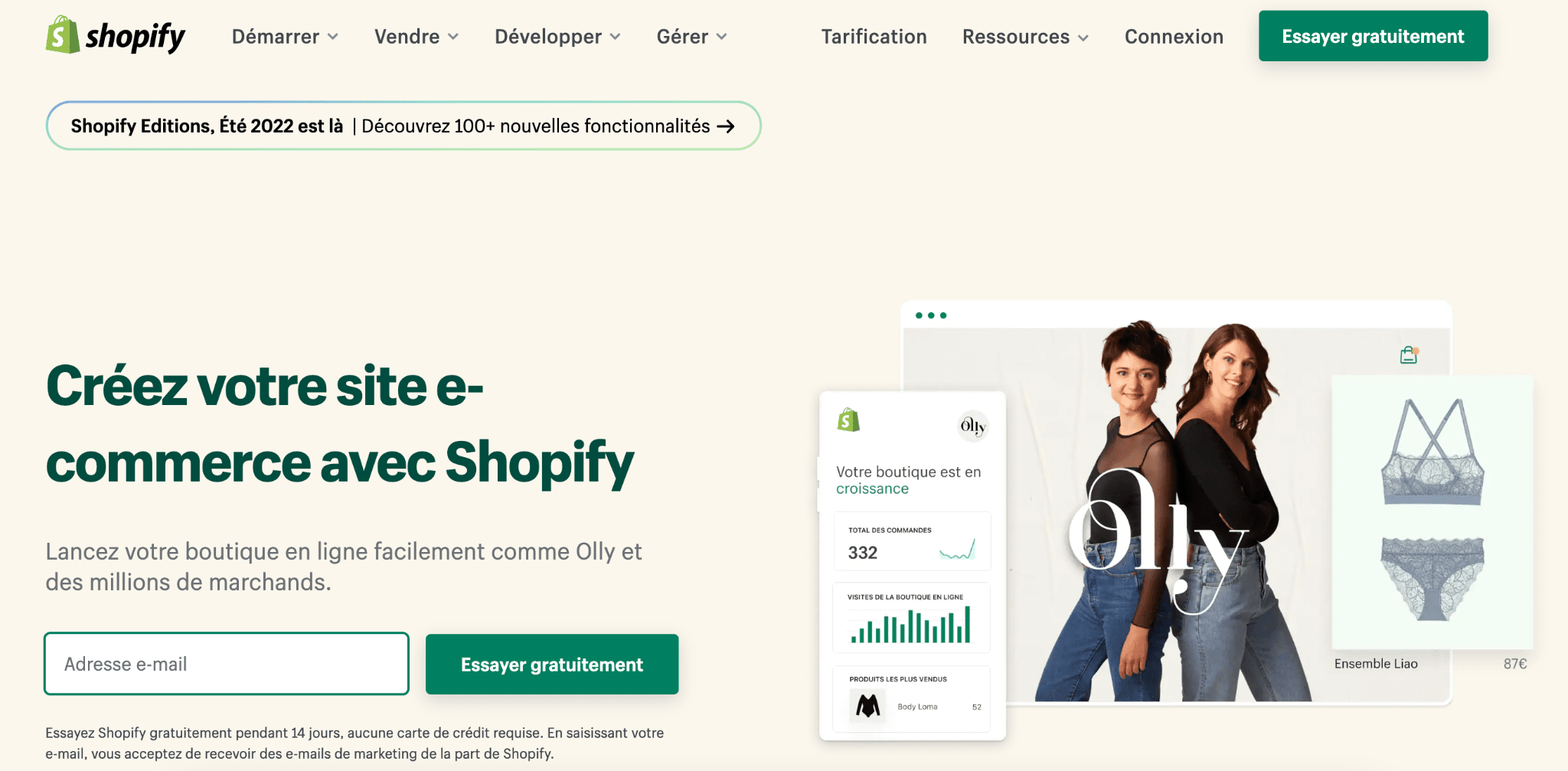 site ecommerce shopify