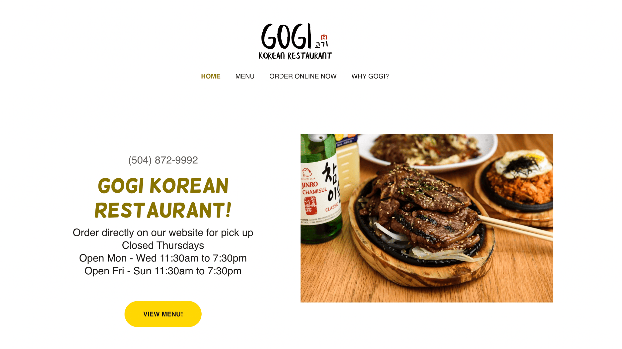 site de restaurant godaddy