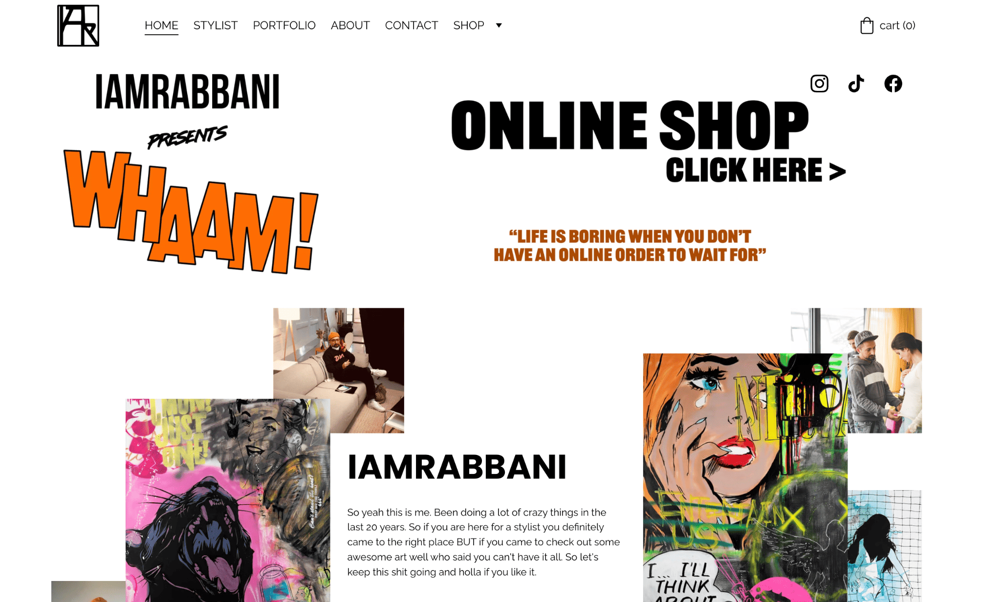 zyro website example - iamrabbani