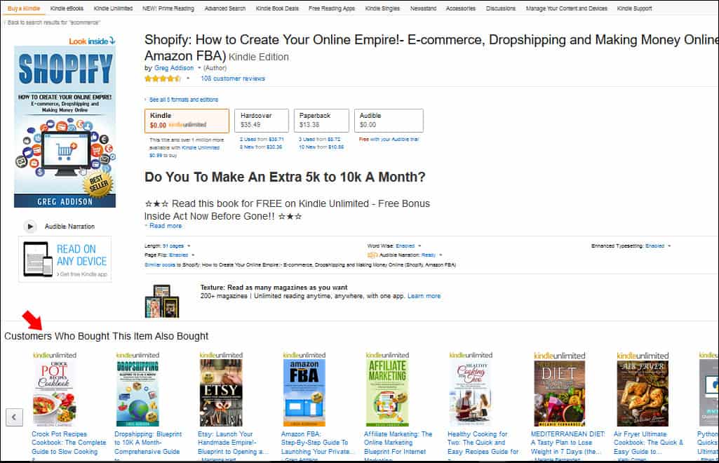 Amazon user experience example