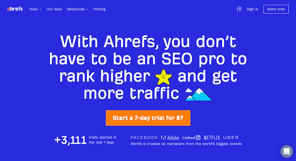 Best backlink checker #1 - Ahrefs