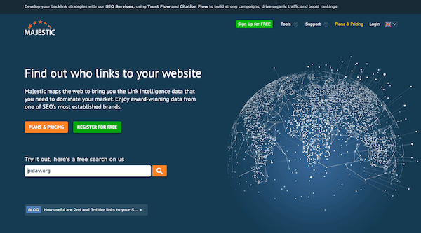 Best backlink checker #2 - Majestic