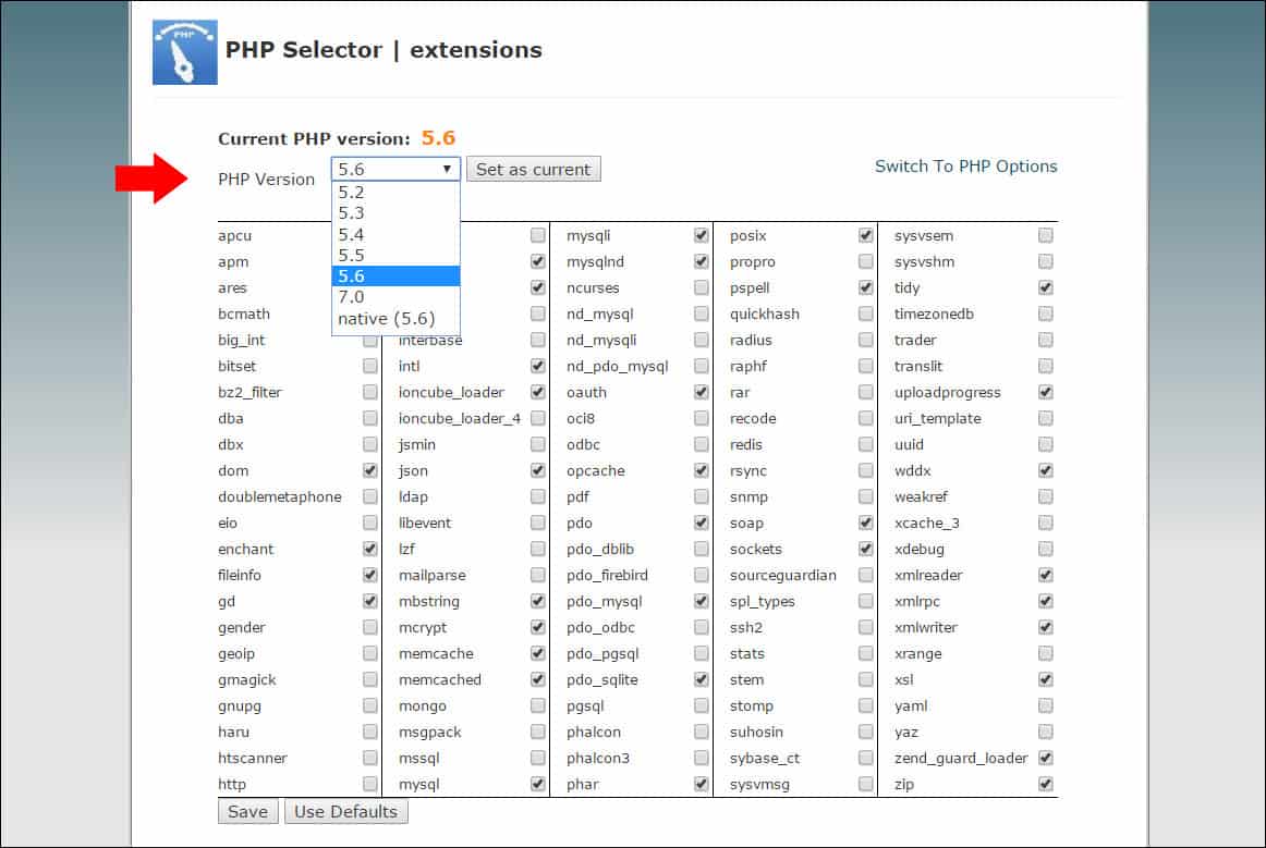 Drupal hosting php version requirements