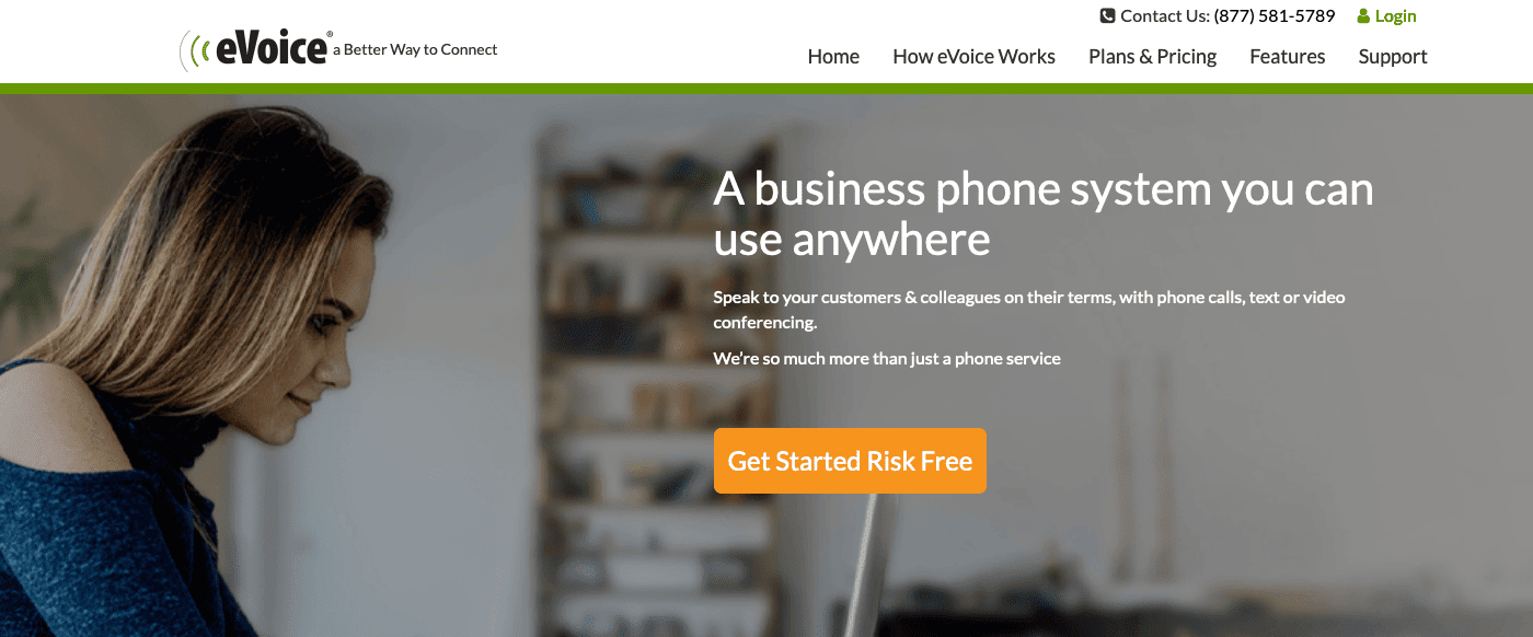 free business phone number evoice