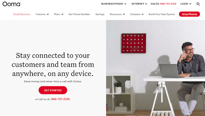 free business phone number ooma