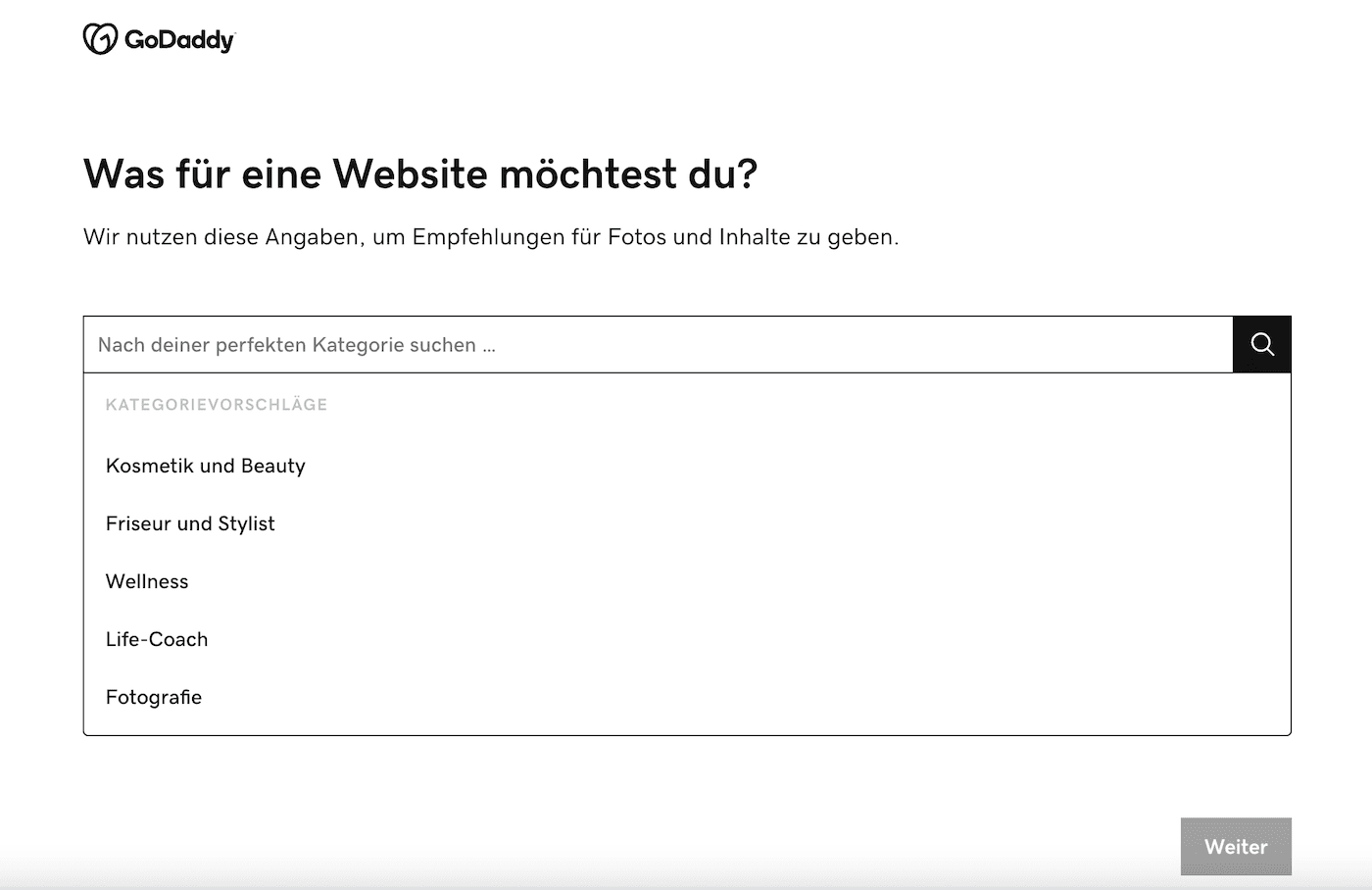 godaddy website einrichten