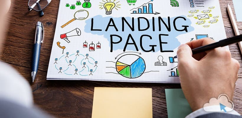 how to make a landing page