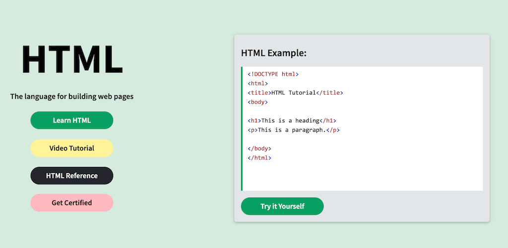 html course