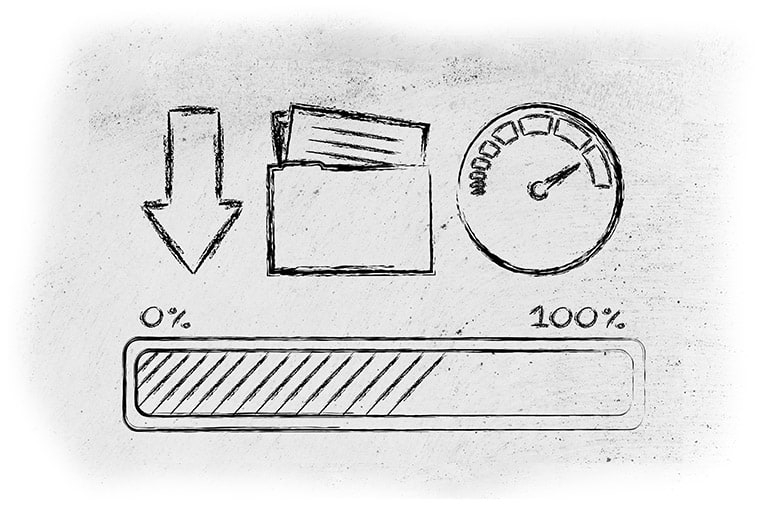 Image compression for speed