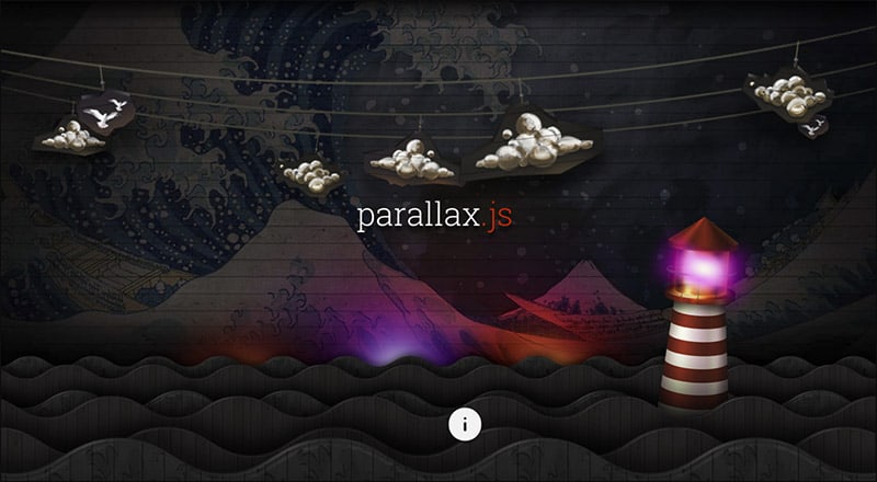 Parallax scrolling example